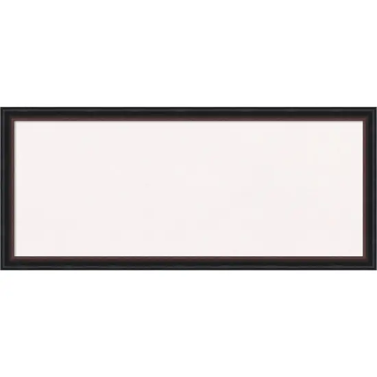 Salon Scoop Wood Framed Corkboard, White Cork Red Black {1}