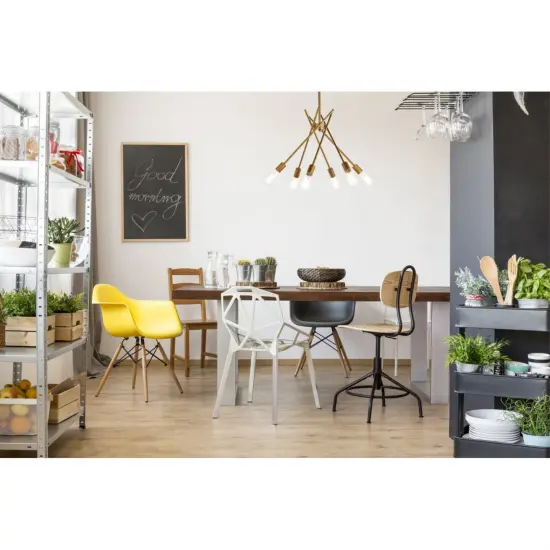 Lucca 23 inch pendant in brass {2}