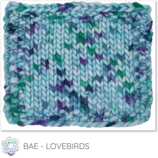 DIY Winter Hat Crochet Kit. Includes Bulky Superfine Merino Wool Yarn, Printed Pattern, Pom-Pom, Rim Tag. Soft, Cozy, Great for Gifts Lovebirds {2}