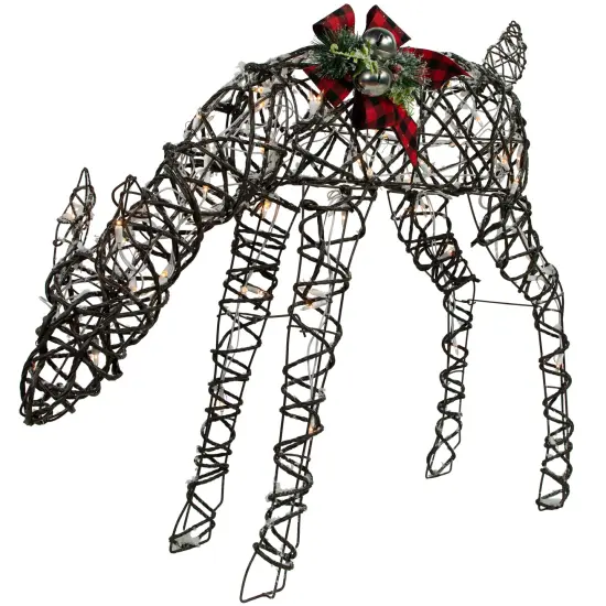 Northlight 39.75" Lighted Reindeer Christmas Decoration Brown {1}