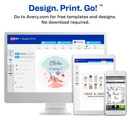 Avery RemovableLabels, Removable Adhesive, 1" x 3/4", 1,000 Labels (5428) {4}