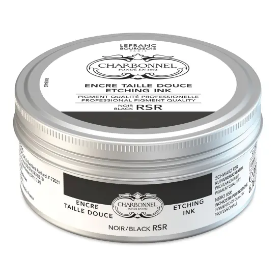 Charbonnel Etching Ink - Black RSR, 200 ml {1}