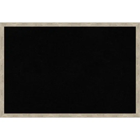 Imprint Wood Framed Corkboard, Black Cork Imprint Light Pewter {1}
