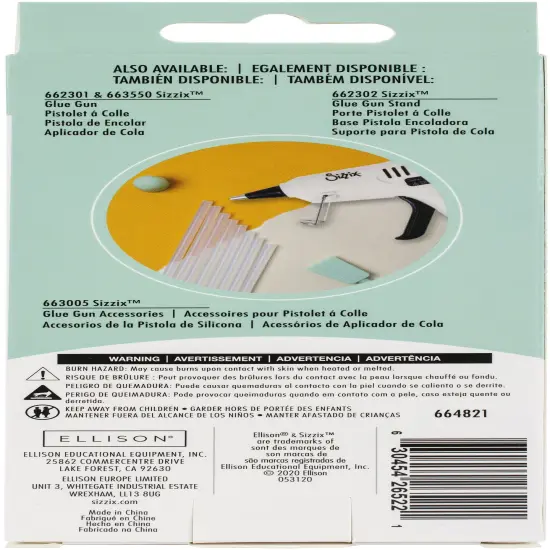Sizzix Accessory Glue Gun Sticks 6" 20/Pkg-Clear {3}