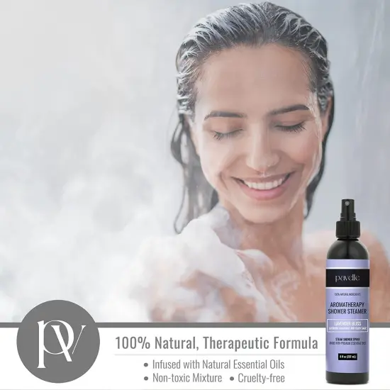 Pavelle Shower Aromatherapy Spray, Eucalyptus Shower Steamer with Essential Oils, 8 fl. oz. (237ml) {4}