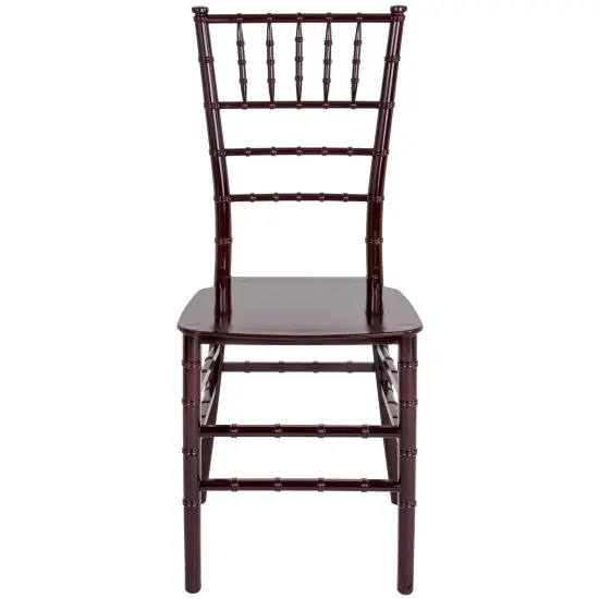 Emma and Oliver Resin Stacking Dining Chiavari Chair Silver {7}
