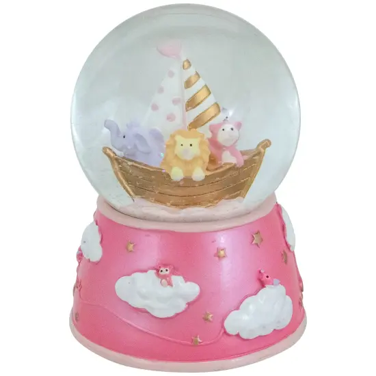 Northlight 5" Children's Pink Sleepy Time Musical Snow Globe {1}