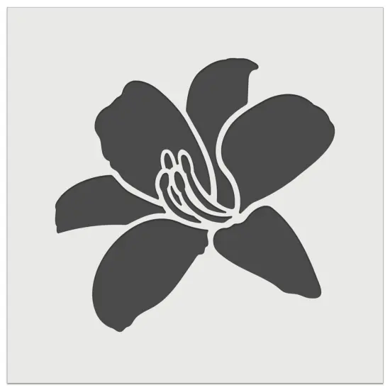 Daylily Lily Flower Wall Cookie DIY Craft Reusable Stencil {7}