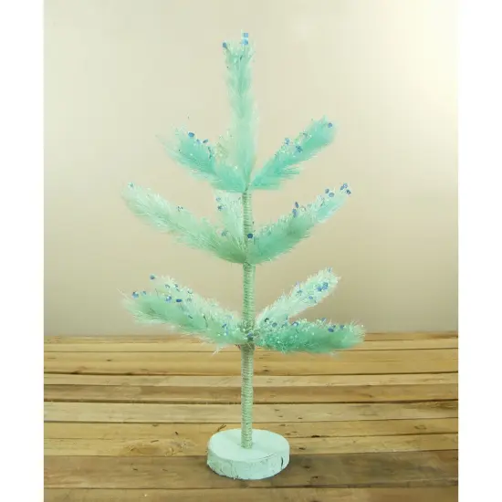 Northlight Pastel Green Pine Artificial Easter Tree - 19" - Unlit {3}
