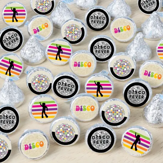 Big Dot of Happiness 70's Disco - 1970s Disco Fever Party Small Round Candy Stickers - Party Favor Labels - 324 Count {1}