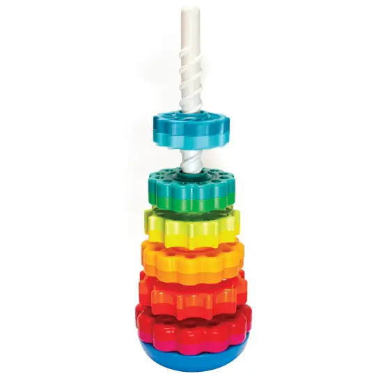Fat Brain Toys SpinAgain Stacking Toy {4}
