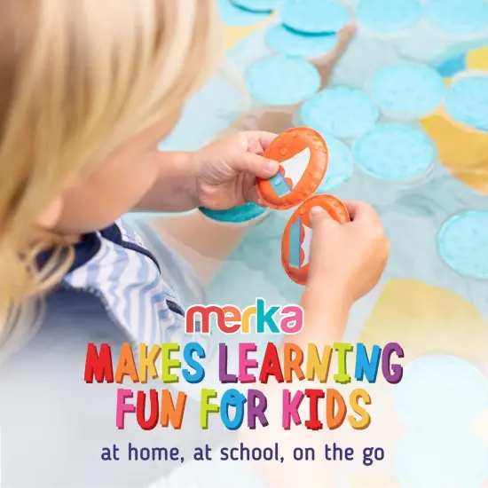 merka Bath Toys for Toddlers Age 2-4 Toddler Bath Toys Age 2-4 Foam Bathtime Toy Set of 30 Floating Flashcards Memory Game Learning Activity for Infants & Toddlers Multicolor {6}