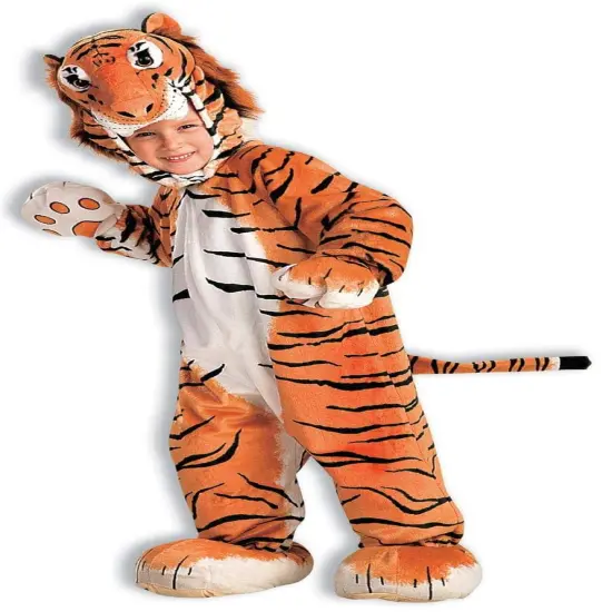 Forum Novelties Gold Tiger Cub Infant Halloween Costume - 18-24 Months Orange {1}
