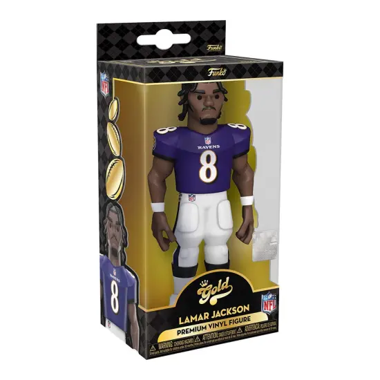 Baltimore Ravens NFL Funko Gold 12 Inch Vinyl Figure | Lamar Jackson {3}