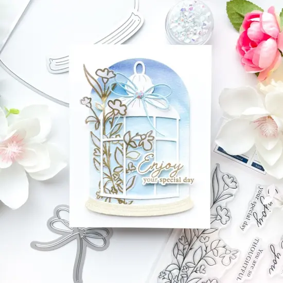 Pinkfresh Studio Clear Stamp Set 4"X6"-Best Thing {4}