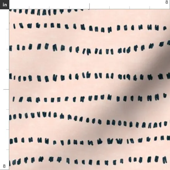 Various Fabrics by the Yard or Fat Quarter Pink Abstract Modern Hand Drawn Lines Waves Moody Wonky Painted Textured Rustic Mark Making Small Scale Custom Printed Fabric by Spoonflower {4}