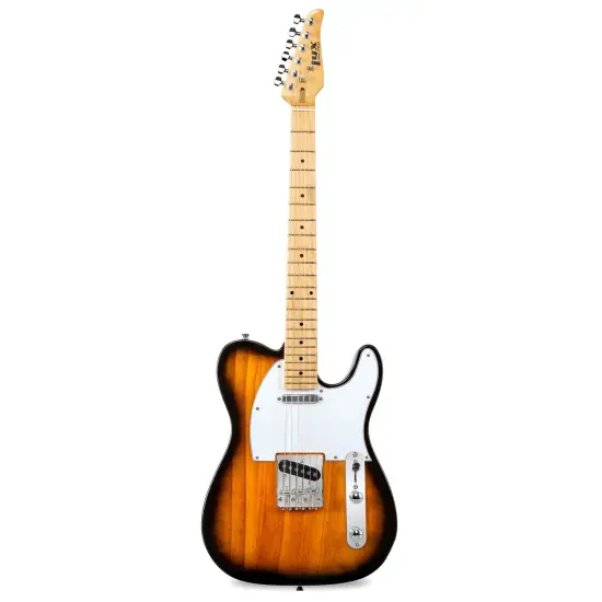 LyxPro 39" Telecaster Solid Body Beginner Electric Guitar {1}