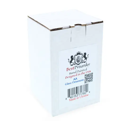 Santa the Cook Glass Christmas Ornament {6}