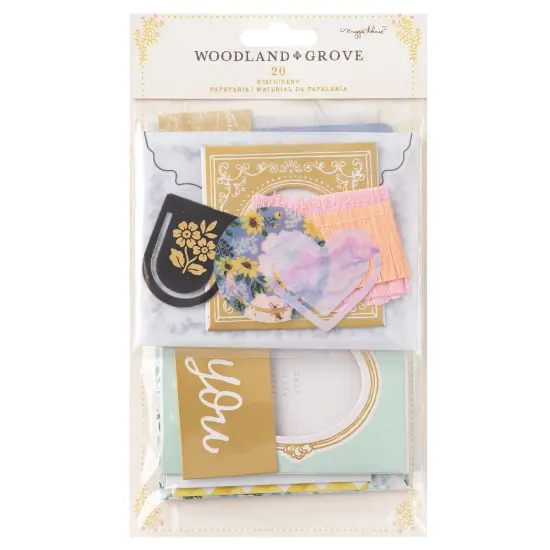 Maggie Holmes Woodland Grove Stationery Pack-W/Gold Foil {1}