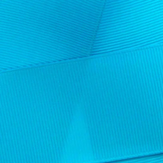 3/8" Grosgrain Ribbon Solid 340 Turquoise 50 Yard {1}