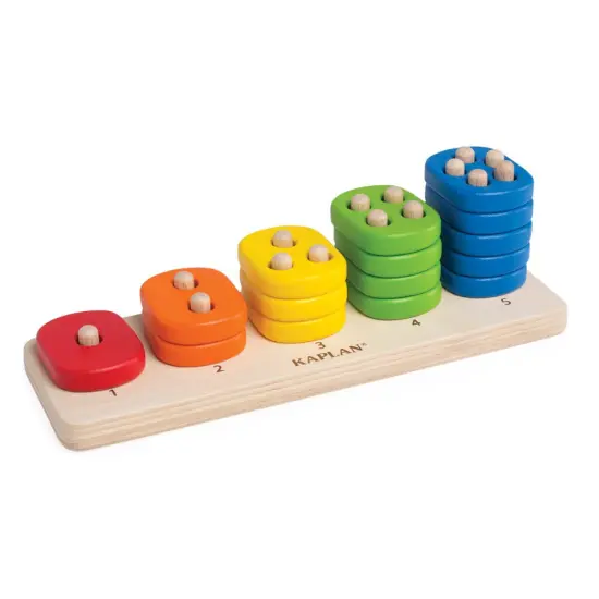 Kaplan Early Learning Company Toddler Stacking Number Board {1}