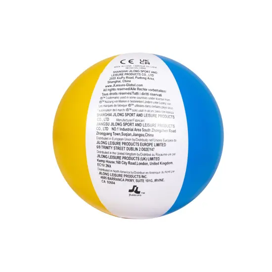 Pool Central Inflatable 6-Panel Swimming Pool Beach Ball- 16" Multi {6}