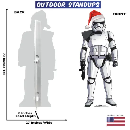Stormtrooper Holiday Outdoor Standee {2}
