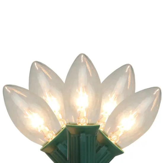 Northlight C9 Christmas String Lights - Clear - 24' Green Wire - 25ct {3}