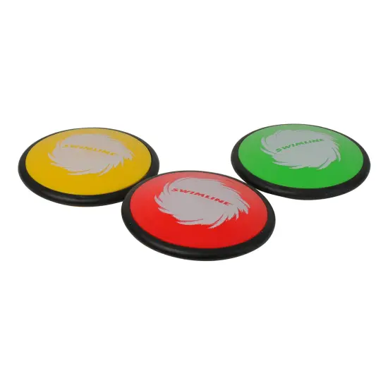 Swim Central Disc Skippers Swimming Pool Game - 10" - Set of 3 Multi {3}