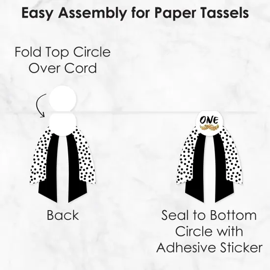 Big Dot of Happiness 1st Birthday Little Mr. Onederful - DIY Boy First Birthday Party Pennant Garland Decoration - Triangle Banner - 30 Pieces {7}