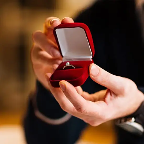 36 Packs Gold Diamond Engagement Rings Bridal Shower Rings for Wedding Table Decorations, Party Supply, Favor Accents, Cupcake Toppers {4}