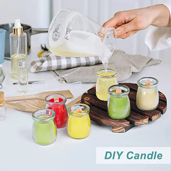 40 Pack Glass Favor Jars with Cork Lid, 3.4 oz Small Glass Bottles for Wedding Favor, Baby Shower, Party Favor, Gift Jars for Candy, Bonus Twine and Labels {5}