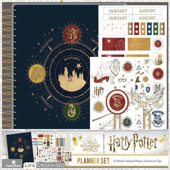 Harry Potter Navy Constellation Weekly Undated Planner Set {1}