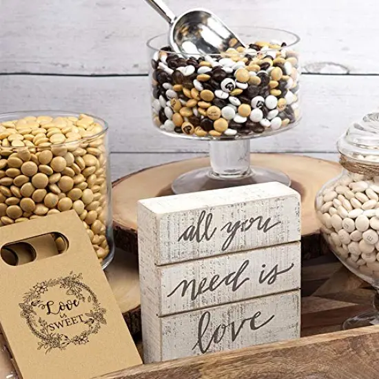 Brown Craft Paper Bag with handled Craft Treat Bags 8.5 * 5.5 * 2.5 Inch for Wedding Party Business (50pcs {5}