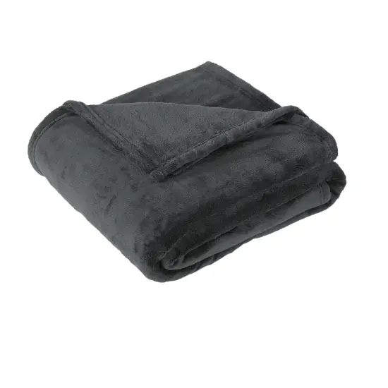 Huge Soft Microfiber Blankets | RADYAN&reg; Graphite {5}