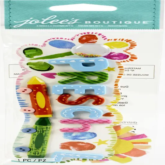 Jolee's Boutique Preschool Dimensional Title Sticker {1}