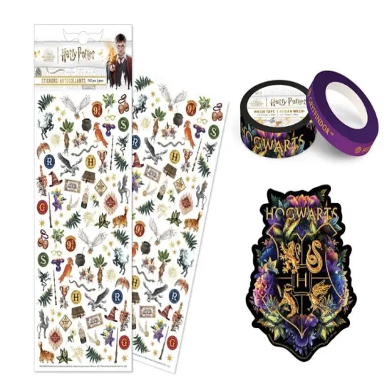 Harry Potter Floral Hogwarts Undated Planner Bundle {4}