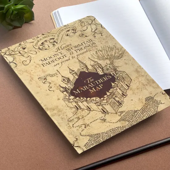 Harry Potter Marauder's Map Softcover Lined Journal -Notebook {2}