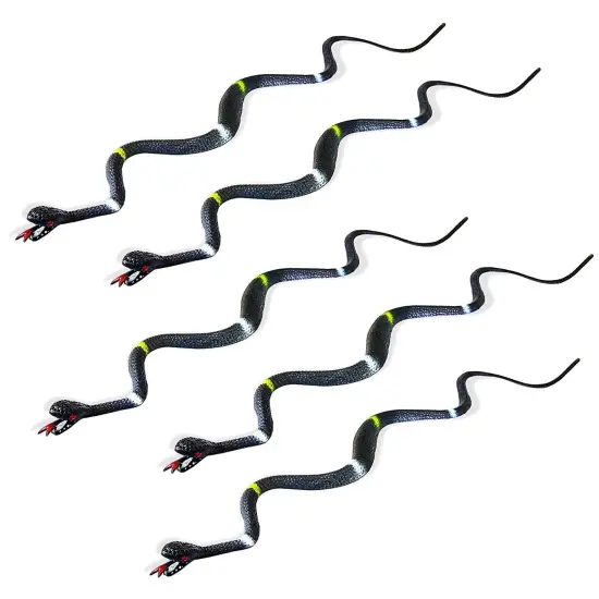 12 Pack Toy Vinyl Snakes For Party, Party Favors by Big Mos Toys {3}