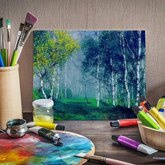 12 Pack Painting-Canvas-Panels,8x10 Inch Canvas Board Super Value Canvases,100% Cotton,Primed Canvas Panel,Acid Free,Artist Canvas Boards for Professionals,Hobby Painters,Students & Kids. {3}