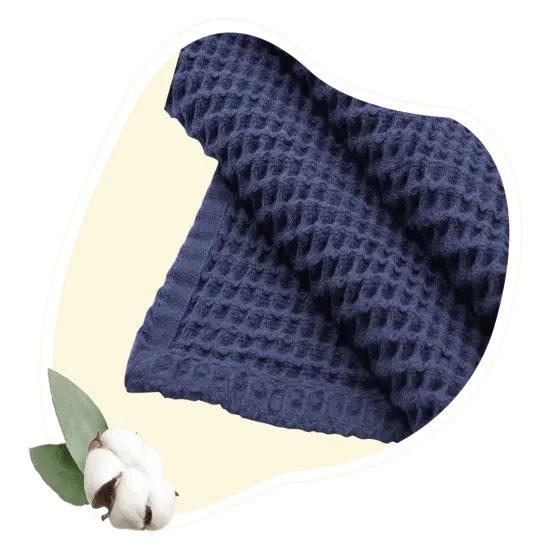 Waffle Weave Throw Ivory {4}