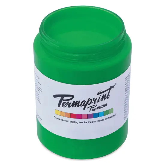 Permaprint Premium Screen Ink - Glow Green, 300 ml {1}