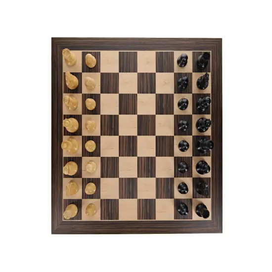 Bobby Fischer Ultimate Chess Set with Wooden Board 20.75 in., 3.75 in. King {2}