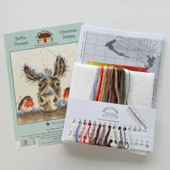 Christmas Donkey XHD39 Counted Cross Stitch Kit {2}