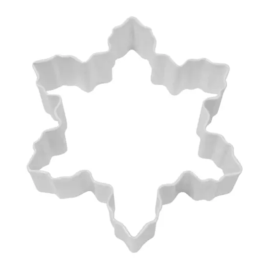 Snowflake Cookie Cutter (White, 4") {1}
