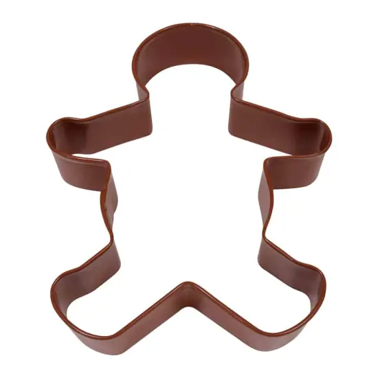 Gingerbread Boy Cookie Cutter (Brown, 5") {1}