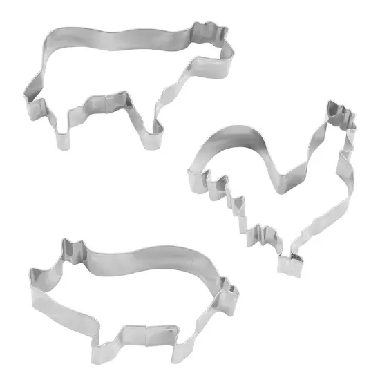 Farm 3 PC Cookie Cutter Set {2}