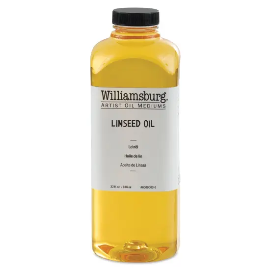 Williamsburg Artist Linseed Oil - 32 oz bottle {1}