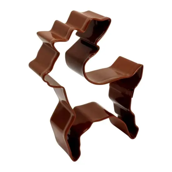 Reindeer Standing Cookie Cutter (Brown, 4") {2}