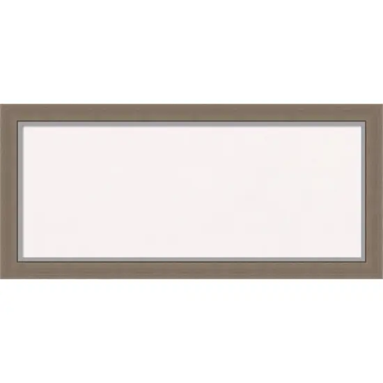 Eva Narrow Framed Corkboard, White Cork Brown {1}